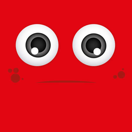 Colored background with a facial expression.のイラスト素材