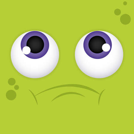 Colored background with a facial expression.のイラスト素材