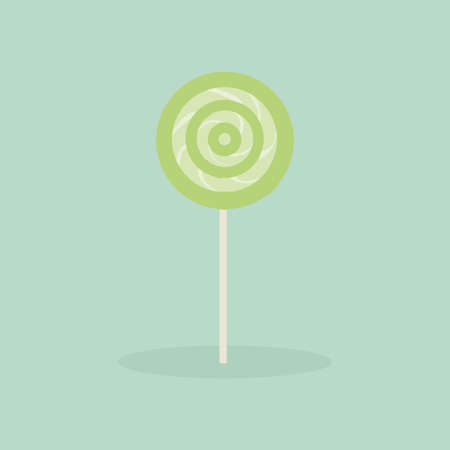 Isolated birthday icon on a blue backgroundのイラスト素材