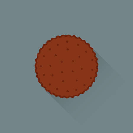 Isolated candy icon on a grey backgroundのイラスト素材