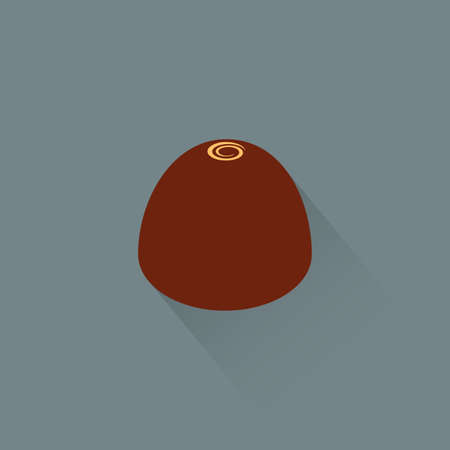 Isolated candy icon on a grey backgroundのイラスト素材