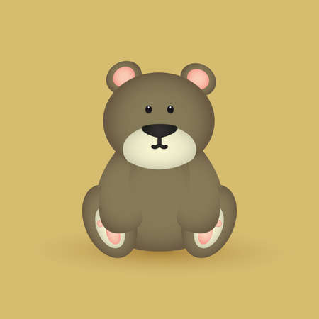 Isolated beautiful animal on a colored backgroundのイラスト素材