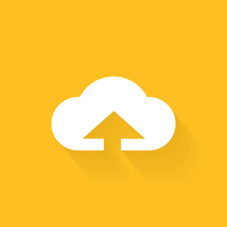 Isolated social media icon on a colored backgroundのイラスト素材