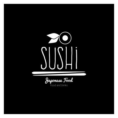 Abstract sushi menu background with some special objectsのイラスト素材