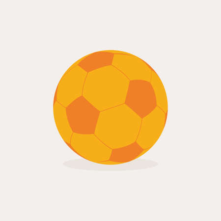 abstract cute soccer ball on a white backgroundのイラスト素材