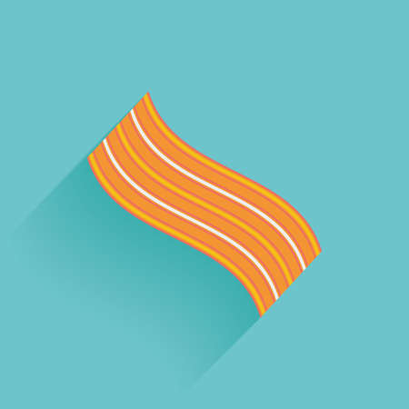 Isolated summer icon on a blue backgroundのイラスト素材