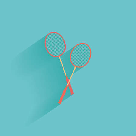 Isolated summer icon on a blue backgroundのイラスト素材