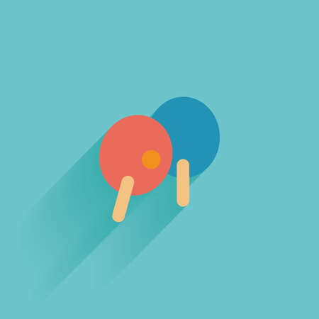 Isolated summer icon on a blue backgroundのイラスト素材