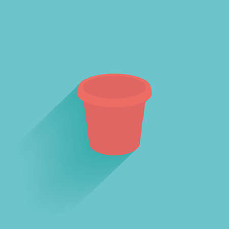 Isolated summer icon on a blue backgroundのイラスト素材