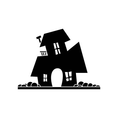 Isolated Halloween icon on a white backgroundのイラスト素材