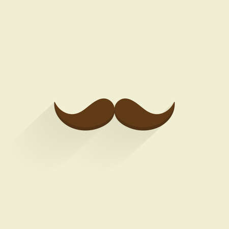 Isolated hipster icon on a white backgroundのイラスト素材