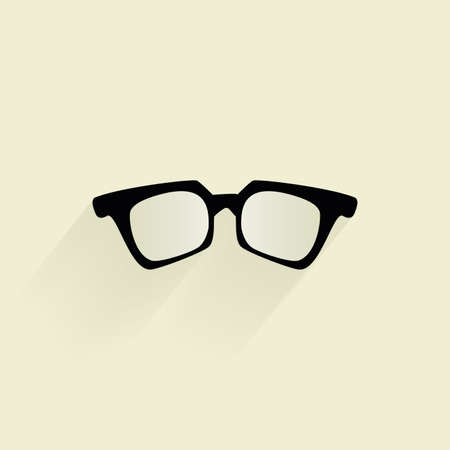 Isolated hipster icon on a white backgroundのイラスト素材