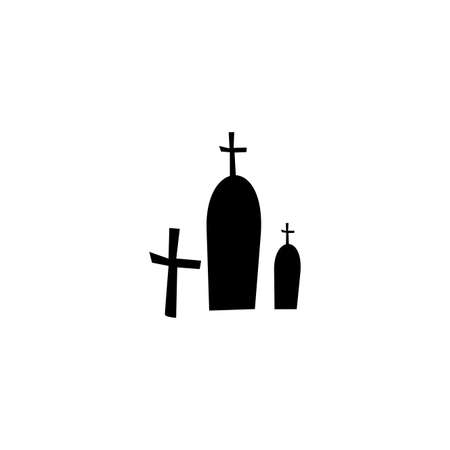 Isolated Halloween icon on a white backgroundのイラスト素材