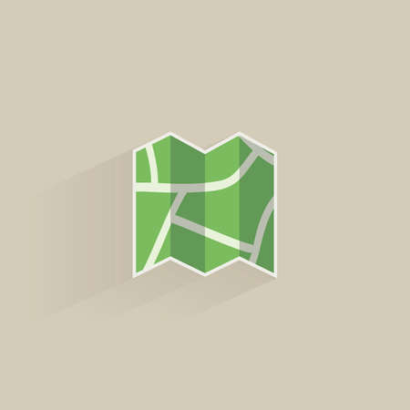 Isolated camping icon on a colored backgroundのイラスト素材