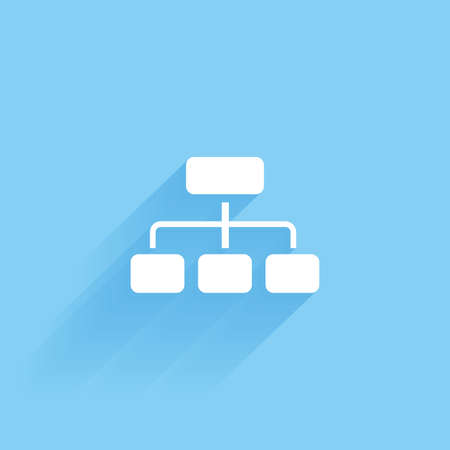 Isolated conceptual map on a colored backgroundのイラスト素材