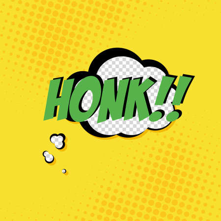 Isolated pop art expression on a colored backgroundのイラスト素材