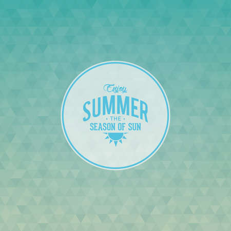 Abstract summer vacation label on a special backgroundのイラスト素材