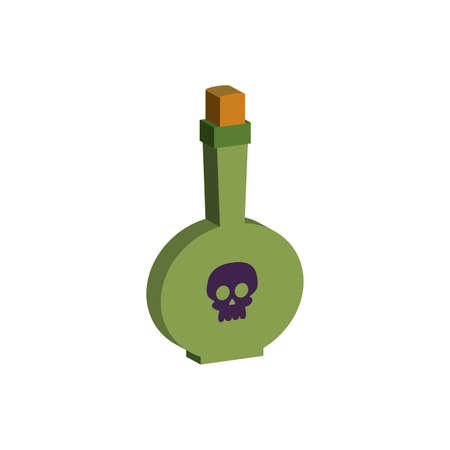 Abstract halloween object on a white backgroundのイラスト素材