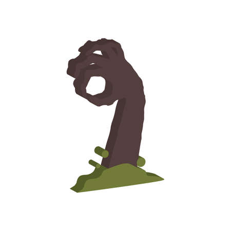 Abstract halloween object on a white backgroundのイラスト素材