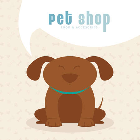 Abstract pet shop background with some special objectsのイラスト素材