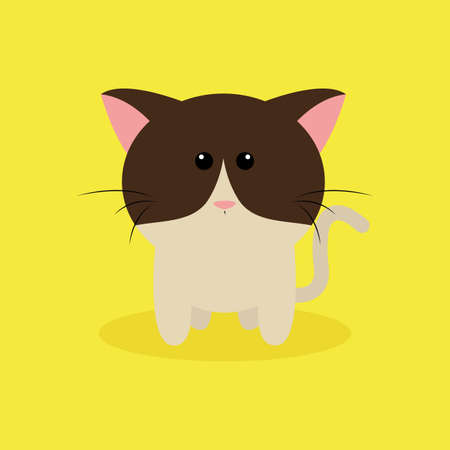 Abstract cute cat on a special backgroundのイラスト素材