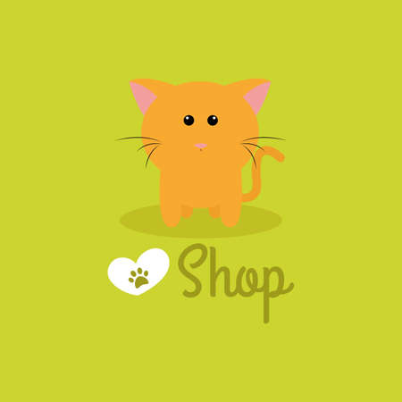Abstract pet shop background with some special objectsのイラスト素材