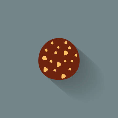 abstract delicious candy on a gray backgroundのイラスト素材