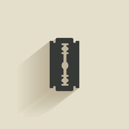 abstract barber object on a light backgroundのイラスト素材