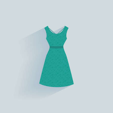 abstract clothes object on a light blue backgroundのイラスト素材