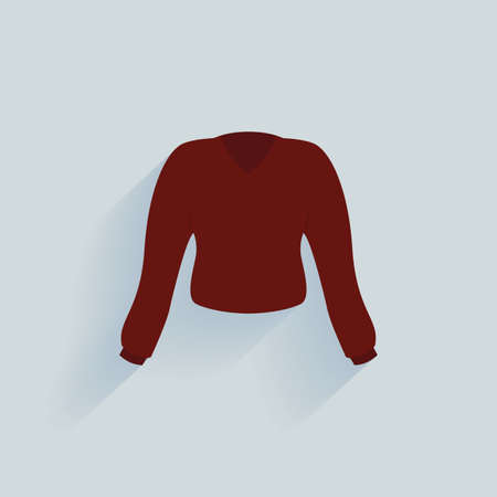 abstract clothes object on a light blue backgroundのイラスト素材