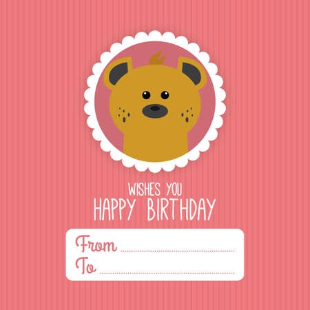 abstract happy birthday background with some special objectsのイラスト素材