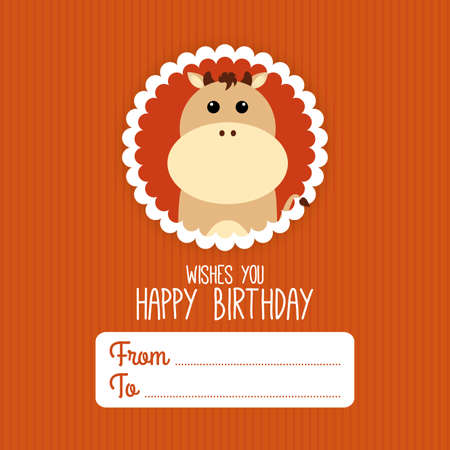 abstract happy birthday background with some special objectsのイラスト素材
