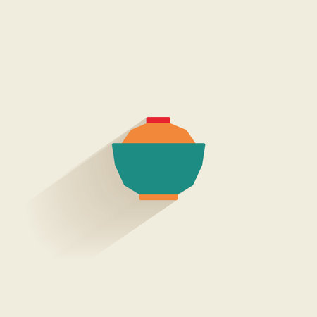 Abstract kitchen tool on a white backgroundのイラスト素材