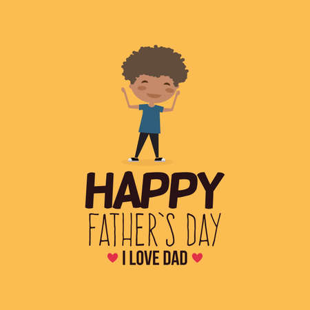 Abstract Fathers Day background with some special objectsのイラスト素材