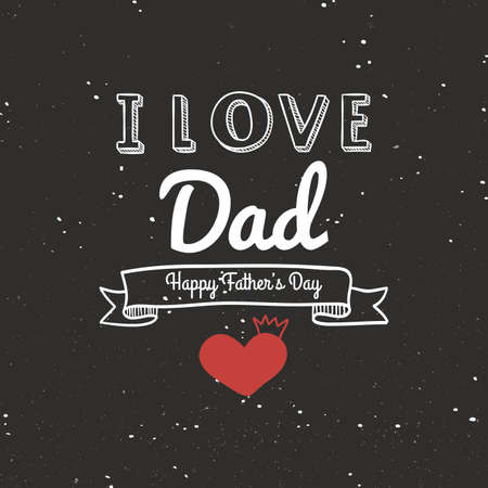 abstrac father day label on a special backgroundのイラスト素材