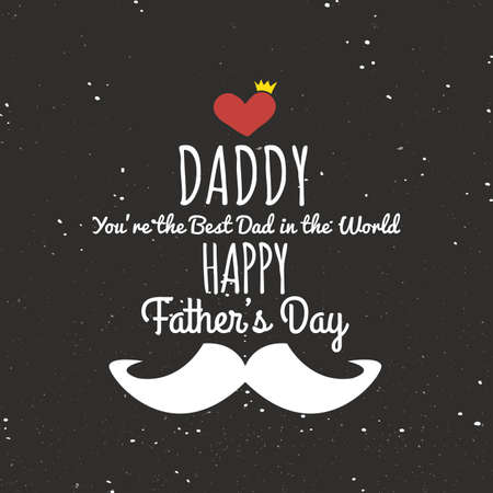 abstrac father day label on a special backgroundのイラスト素材