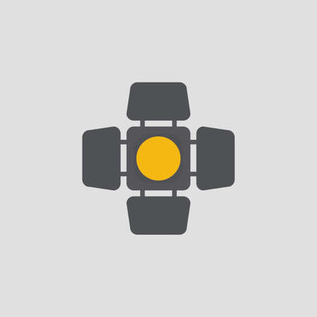 Isolated cinema object on a white backgroundのイラスト素材