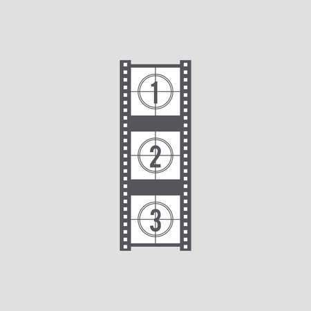 Isolated cinema object on a white backgroundのイラスト素材