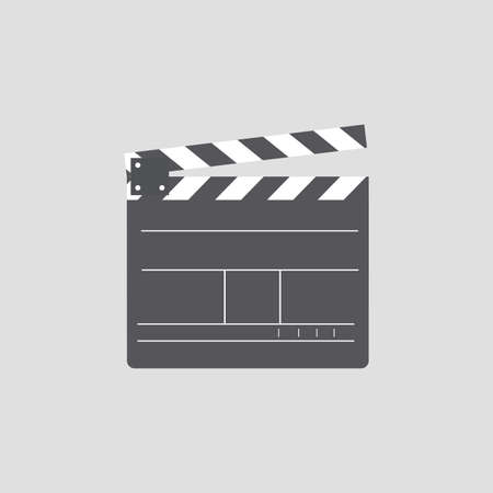 Isolated cinema object on a white backgroundのイラスト素材