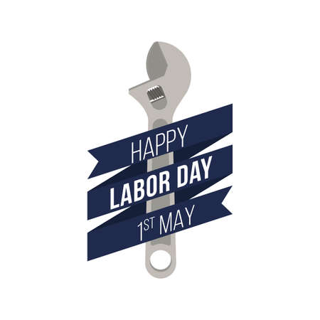 abstract Labor day background with special objectsのイラスト素材