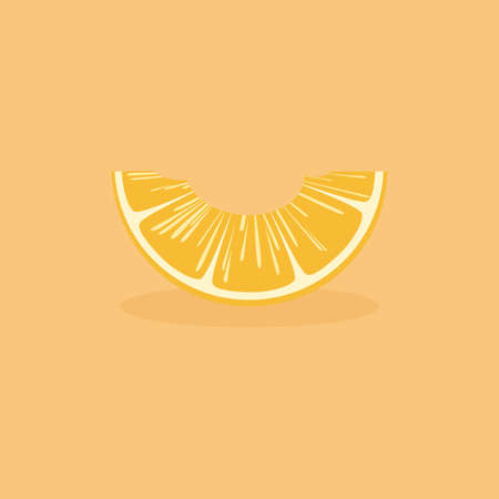 Abstract delicious lemon on a white backgroundのイラスト素材