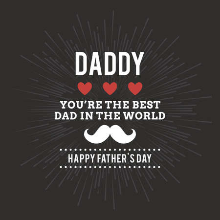 abstrac father day label on a special backgroundのイラスト素材