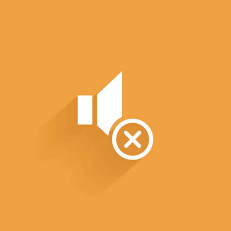 abstract web icon on an orange backgroundのイラスト素材