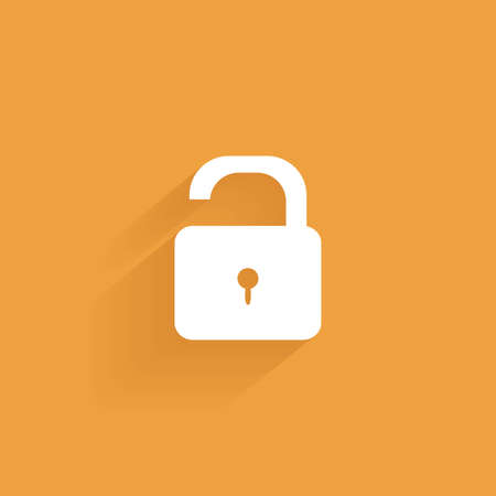 abstract web icon on an orange backgroundのイラスト素材