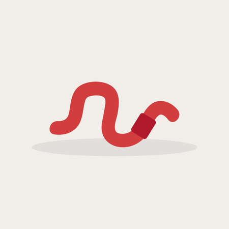 Abstract fishing object on a white backgroundのイラスト素材