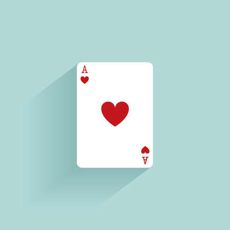 Abstract Casino object on a blue backgroundのイラスト素材