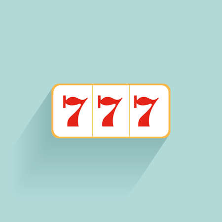 Abstract Casino object on a blue backgroundのイラスト素材