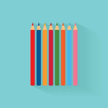 abstract school object on a blue backgroundのイラスト素材