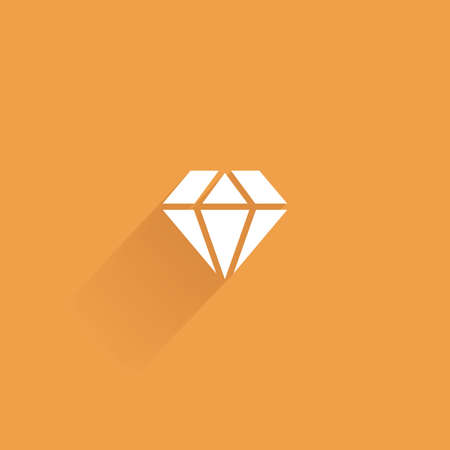 Abstract web icon on an orange backgroundのイラスト素材