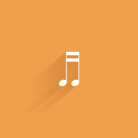 Abstract web icon on an orange backgroundのイラスト素材